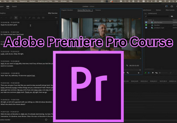 Free Online Course Video Editing Adobe Premiere